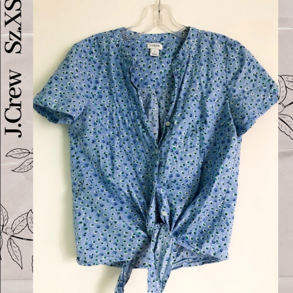 J.Crew shirt blue